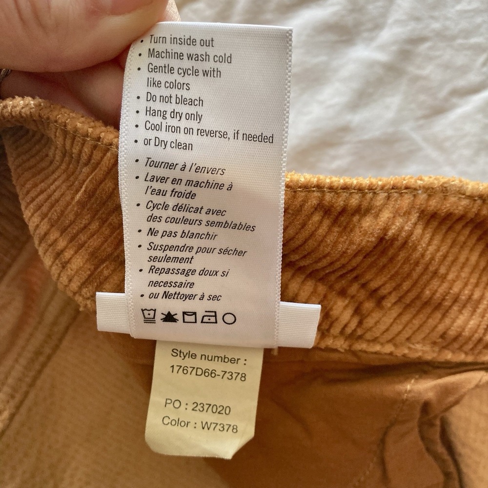Paige Hoxton Ankle Skinny Corduroy Pants Marigold Womens 29 Fall Boho Indie EUC - Picture 8 of 16